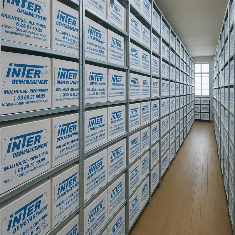 Cartons d’archives solides pour le stockage à Mulhouse – Inter Déménagement Cartons d’archives résistants pour archivage longue durée à Mulhouse Riedisheim