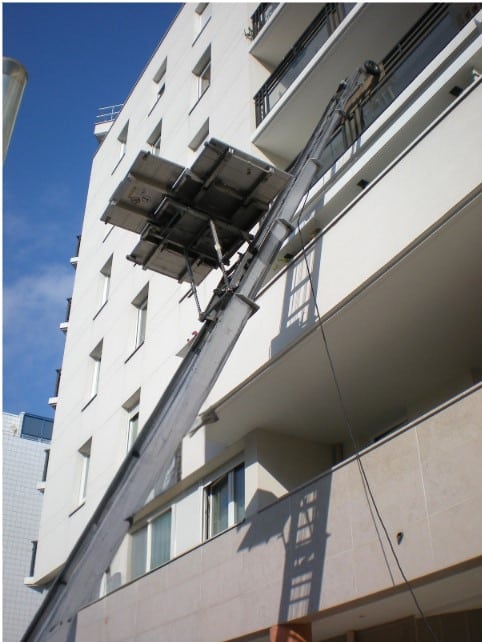 Monte-meubles utilisé lors d’un déménagement à Mulhouse Riedisheim – Inter Déménagement, service rapide et sécurisé